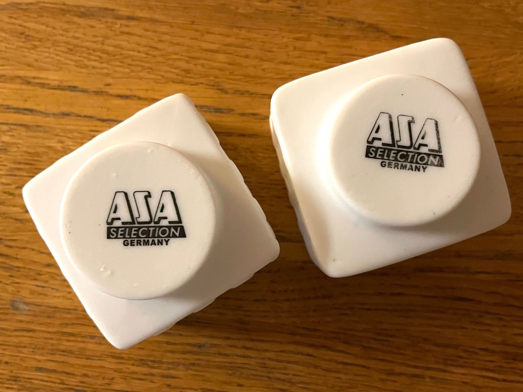 Portacandele: 2 Kerzenhalter ASA Selection, modernes Design, unbenutzt – Nuovo e nell'imballaggio originale da Adliswil venduto da eri.40 5