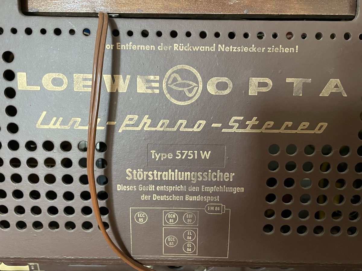 Loewe Radios: Loewe Opta Luna-Stereo – Gebraucht aus Oftringen von Jradioman 5