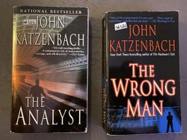 2 Taschenbücher auf Englisch von John Katzenbach