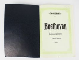 Klavierauszug Beethoven Missa Solemnis