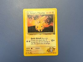 Pokémon Lt Surge’s Pikachu 84/132 Gym Challenge EN