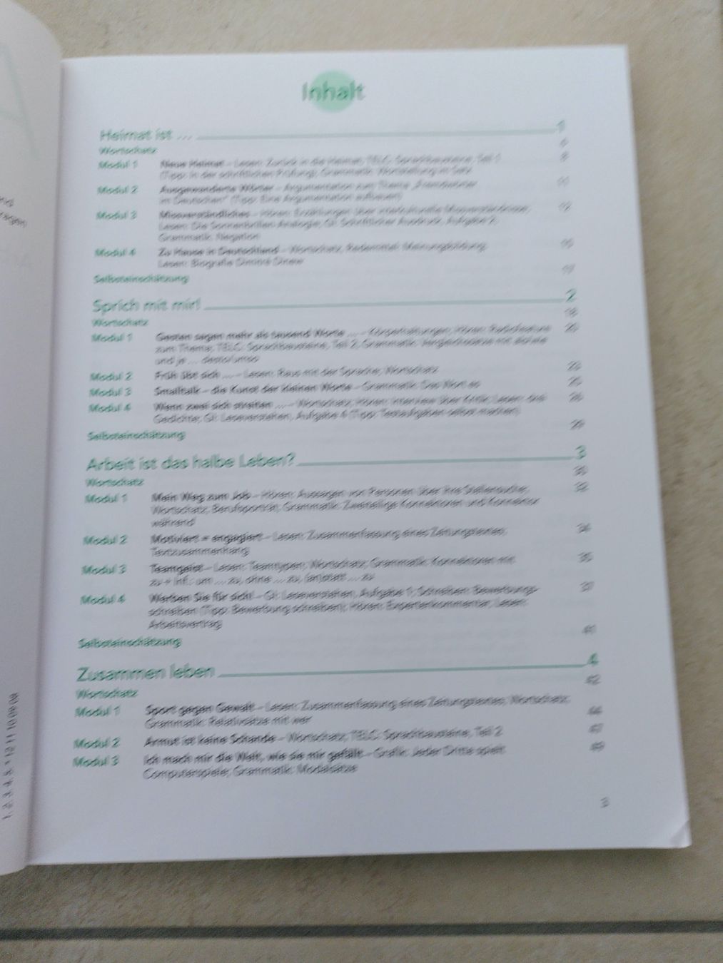 Libri: ASPEKTE- MITTELSTUFE DEUTSCH/ ARBEITSBUCH 2 – Usato da Brugg AG venduto da olamim 2