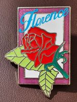 R702 - Pin Florence Rote Rose Blume  Nr. 49