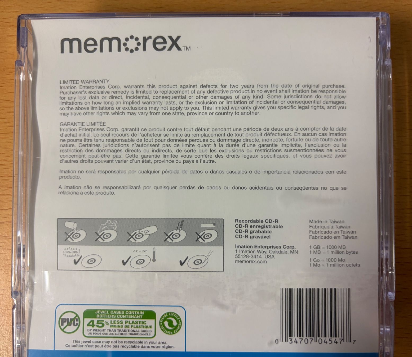CD & DVD vergini: Memorex CD-R 10er Pack 700MB 80min – Nuovo e nell'imballaggio originale da Zürich venduto da Kloeschen78 1
