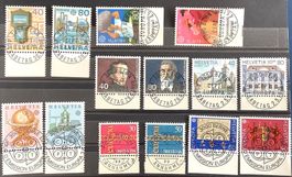 1971 - 82 - Schweiz - Europa CEPT / 7 Sätze Vollstempel