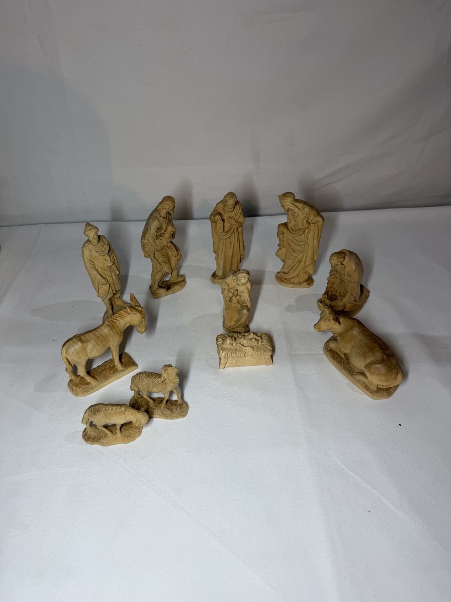 Statuette: Krippenfiguren Set aus Holz 11-teilig  – Nuovo (secondo la descrizione) da Oberwil BL venduto da Hariva 2