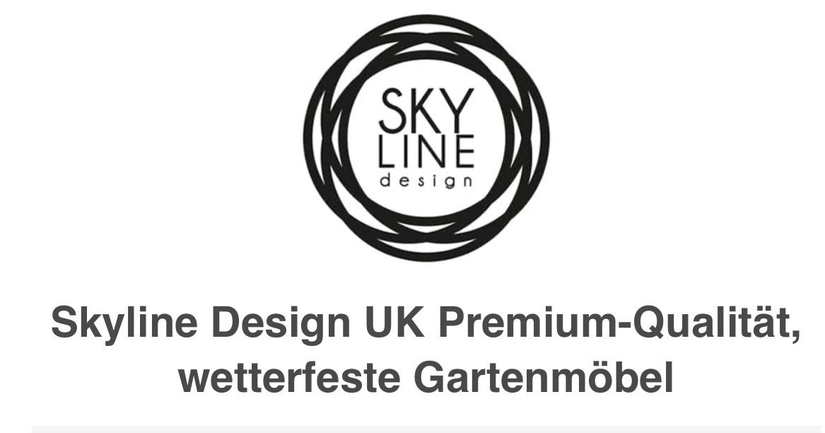 Poltrone: Skyline Design Gartenlounge weiss. 3-er-Sofa plus 2 Sessel  – Usato da Weinfelden venduto da ff57 7