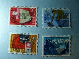 1985 Sonderpostmarken 1  711 - 714 ET Vollstempel