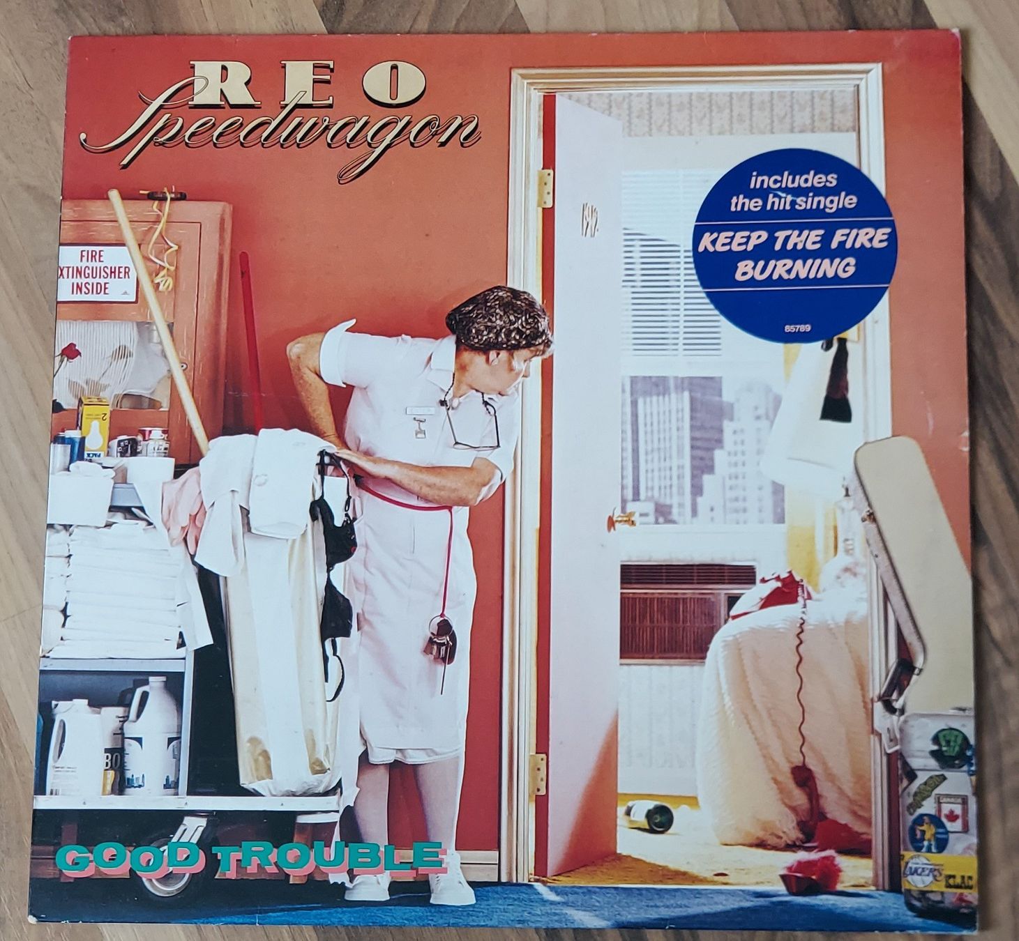Schallplatten: LP - REO SPEEDWAGON - GOOD TROUBLE – Gebraucht aus Steckborn von Quo7