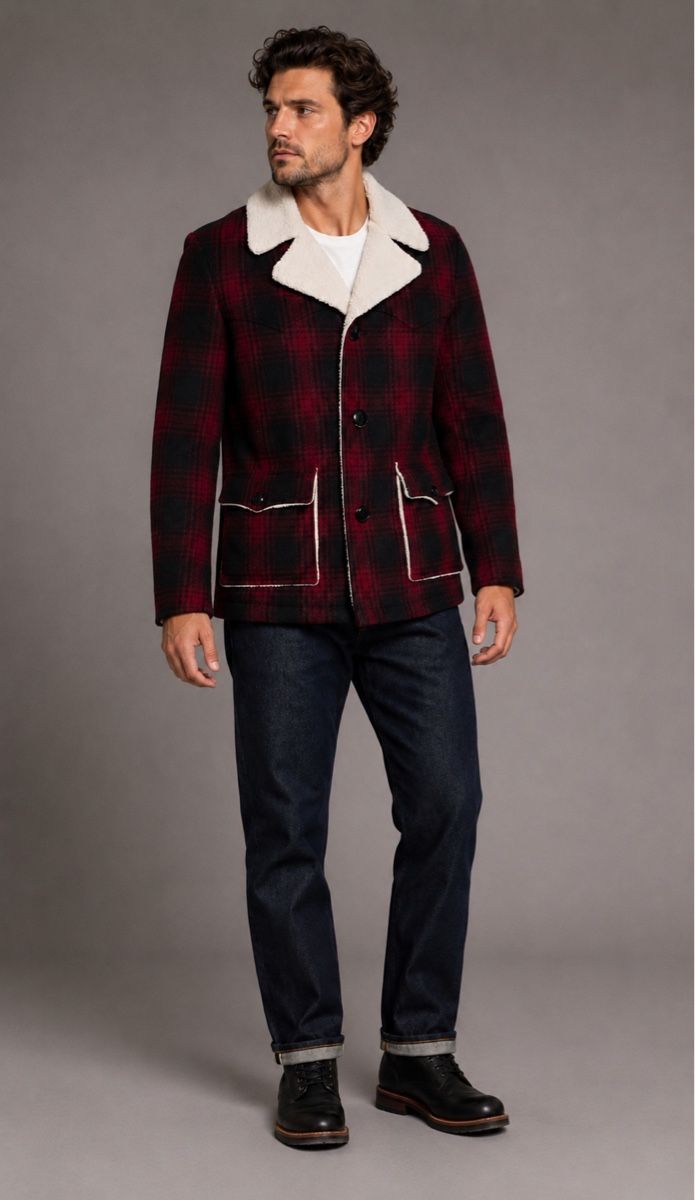 Saint Laurent Mäntel: (Finales Schnäppchen) Saint Laurent Shearling Wool Jacket – Gebraucht aus Langenthal von TrendHub