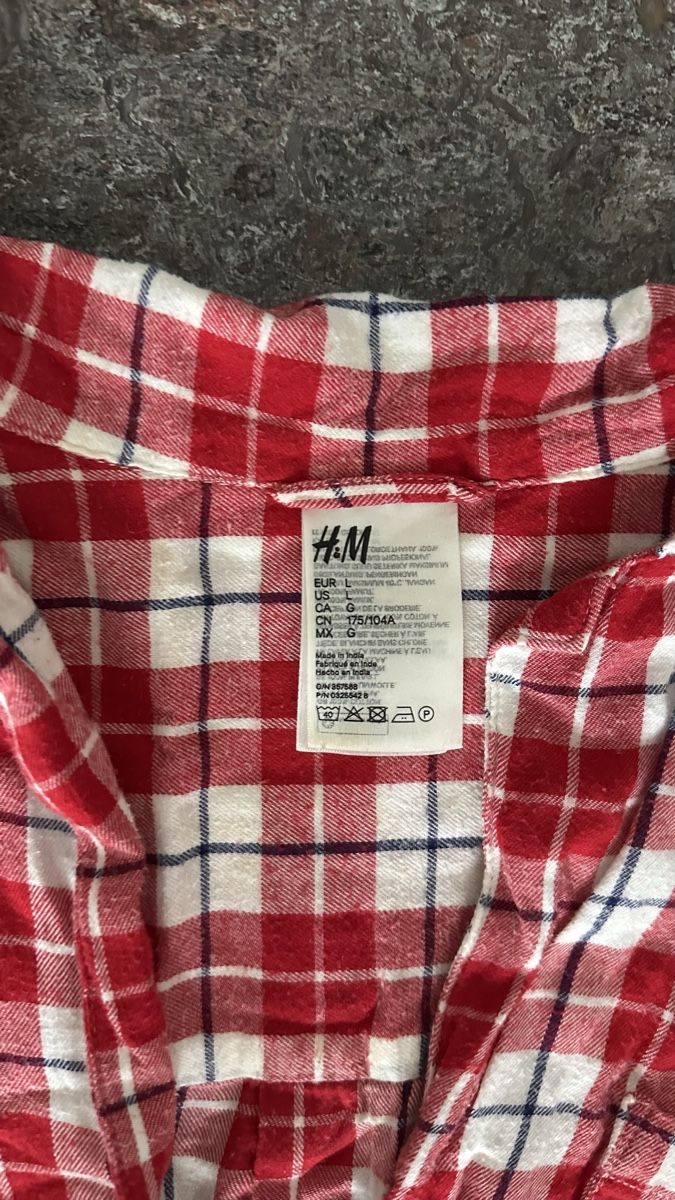 H&M Camicie: H&M Hemdbluse kariert Baumwolle  – Usato da uerikon venduto da SITRRY4 1