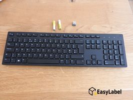 DELL Kabellose QWERTY (EN_UK) + dongle. Lieferung gratis