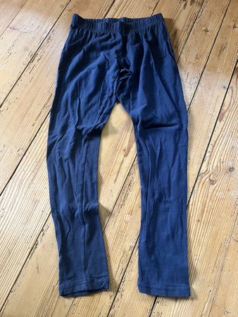 Leggings Baumwolle dunkelblau Grösse 134