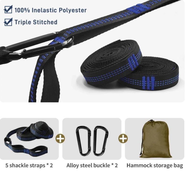 Hängematten: Outdoor Hängematte 260 x 140 cm – Neu und originalverpackt aus Châtelaine von topshop.switzerland 9