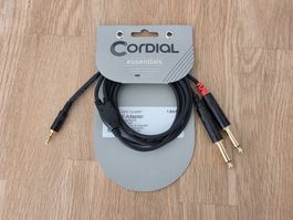 Cordial CFY 1.5 WPP Y-Audio-Kabel