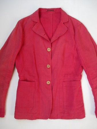 Jil Sander – Leinenblazer Jacke aus 100% Leinen Gr. 40