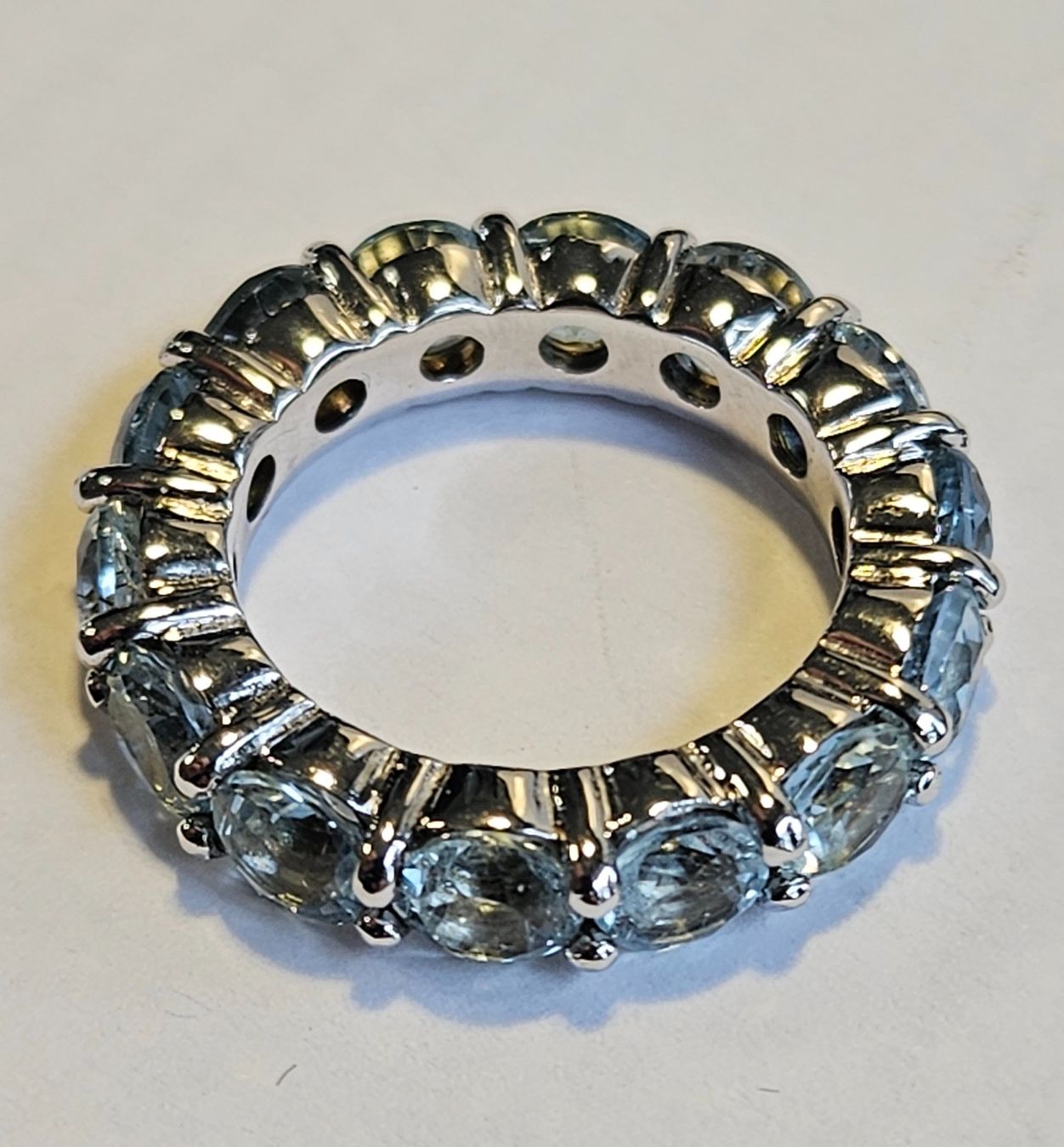 Ringe: Aquamarin Eternity Ring – Neu (gemäss Beschreibung) aus Zürich von Benedikt21 7