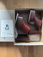 NEU Bronx Leder Pantoletten Gr. 40 Braun - Made in Spain