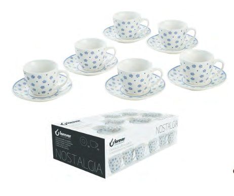 Tazze: forever 6 Espressotassen mit passender Untertasse – Nuovo e nell'imballaggio originale da Kägiswil venduto da nick333 1