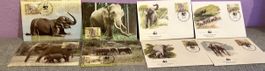 la série du Sri Lanka, WWF 1986, FDC et premier jour
