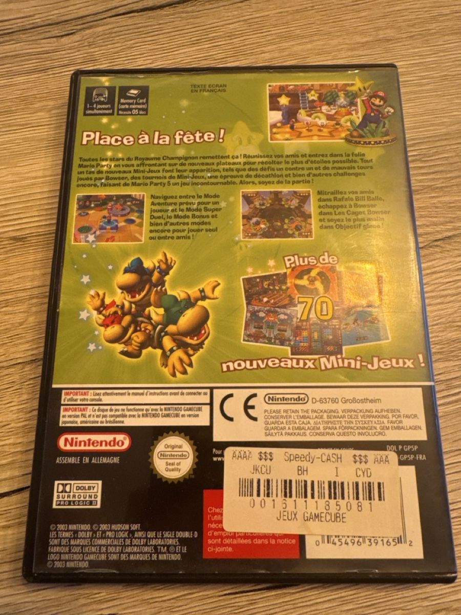 Giochi: Mario Party 5 Nintendo GameCube FR – Usato da Courrendlin venduto da jay_lkn6 2