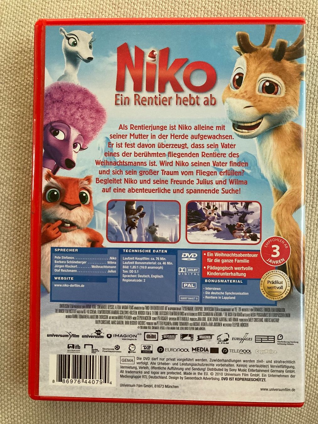 Alle DVDs: DVD, Niko, Ein Rentier hebt ab – Gebraucht aus Baden von Yoyo1 1