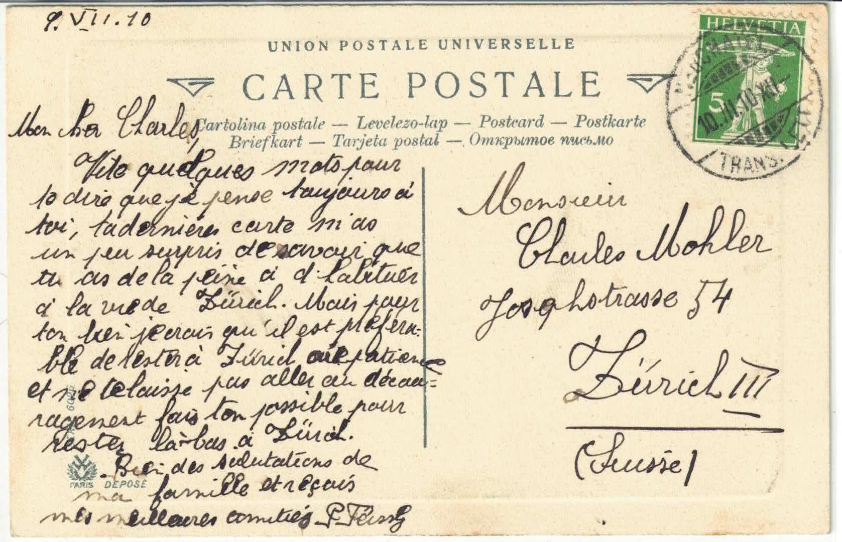 Cartes postales: La Tempete - Der Sturm – D'occasion à Ettingen par Kartenplanet 1
