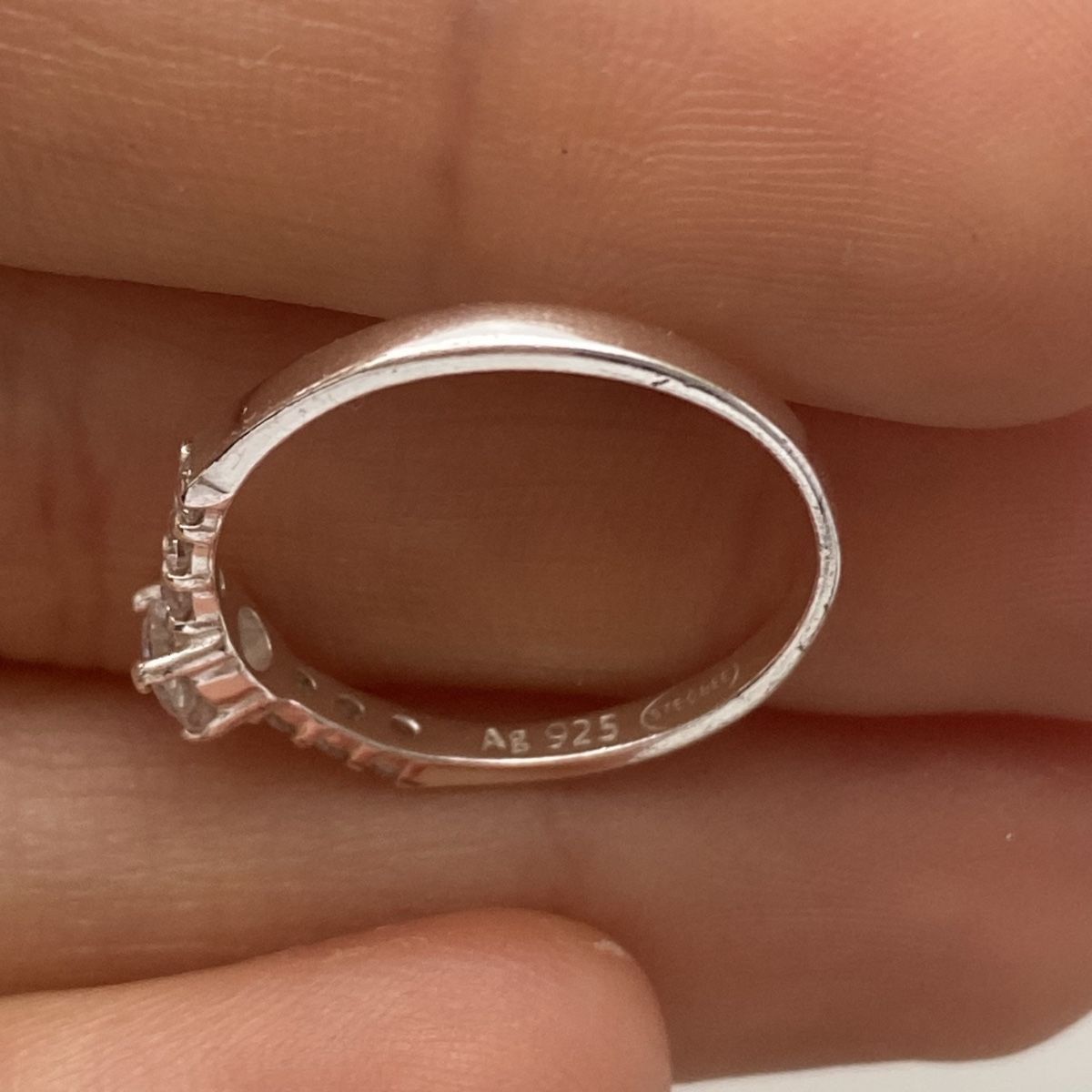 Anelli: Silber 925 Solitär Ring Zirkonia – Nuovo (secondo la descrizione) da Givisiez venduto da dor_xb9k 2