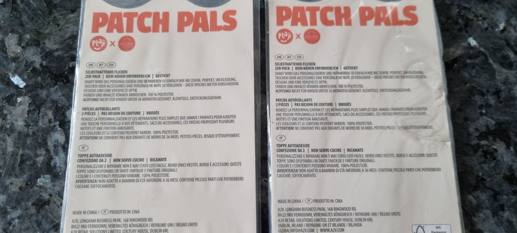 Toppe: Patch Pals Flicken Burger Pizza 2er-Set neu – Nuovo (secondo la descrizione) da egliswil venduto da Maggy6 1