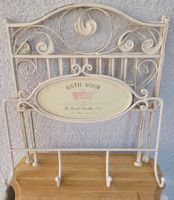 🌸 Shabby Chic Zeitungsständer und Wandgarderobe 