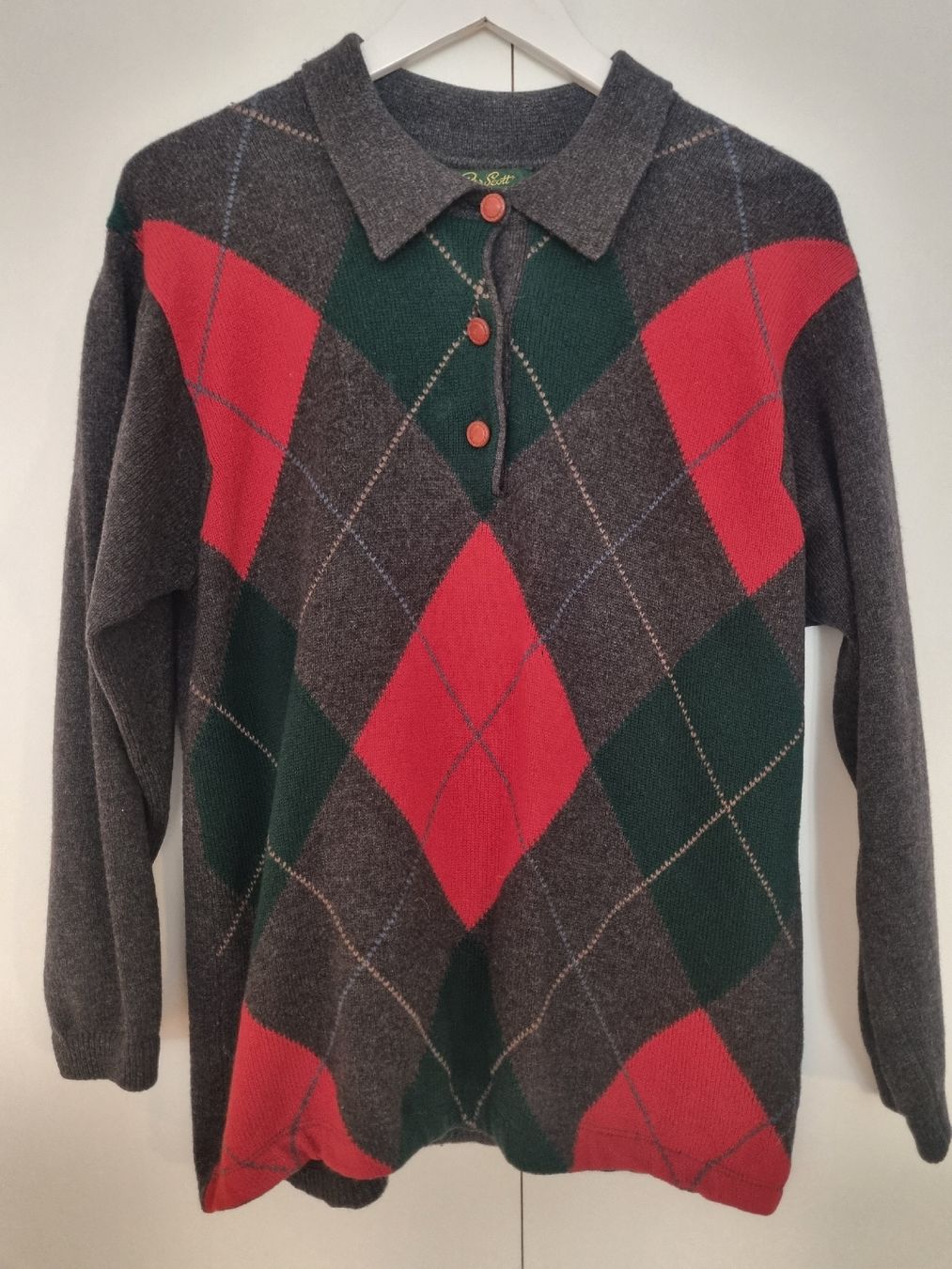 Pulls & Sweat-shirts: Pull Peter Scott pour Kettner à motif argyle  / L – D'occasion à Villeneuve VD par komulainen