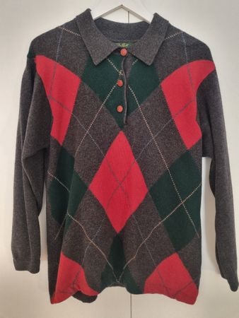 Pull Peter Scott pour Kettner à motif argyle  / L