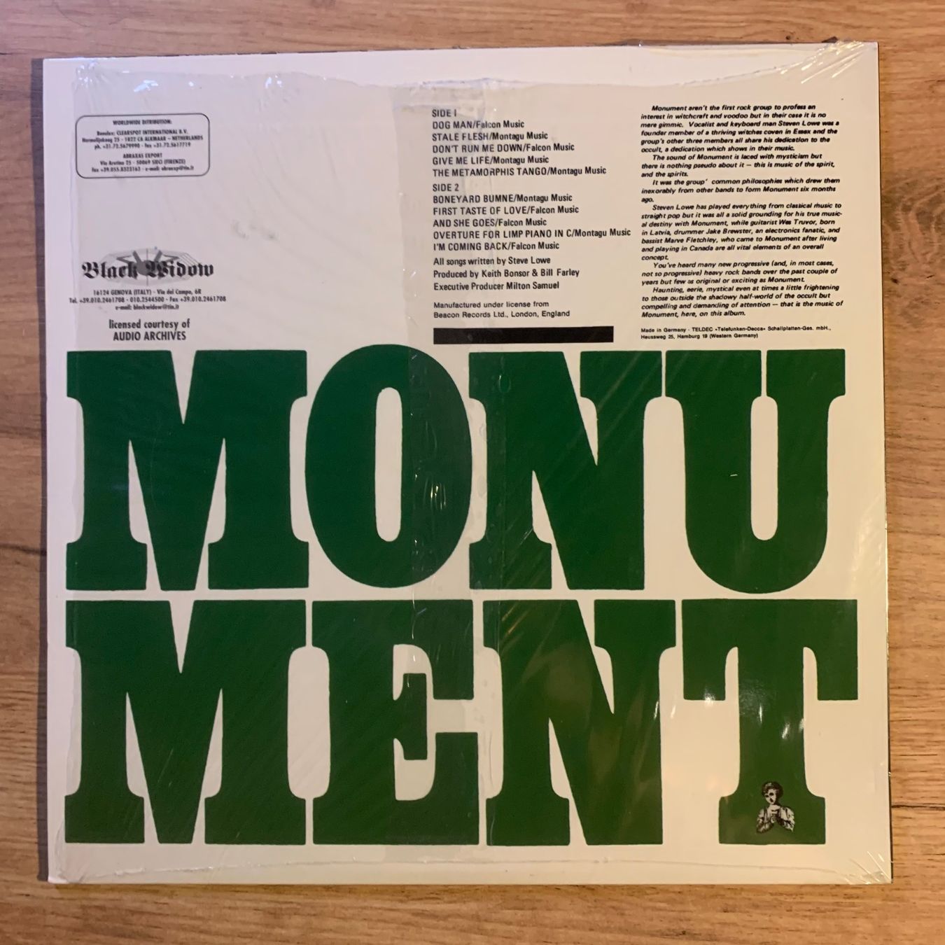 Dischi in vinile: MONUMENT - THE FIRST MONUMENT...RE ITA 2000...EX/EX – Usato da Gals venduto da Diskopat 1