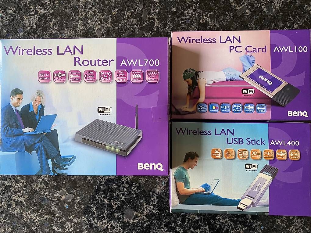 Modem & Router: BENQ Wireless LAN Router – Nuovo e nell'imballaggio originale da Wohlen AG venduto da Botaurus