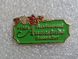 Ansteckpin 275: Restaurant Auenstube Basserstorf