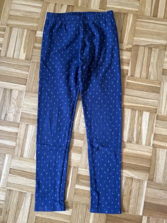 Mädchen Leggings dunkelblau - Grösse 128