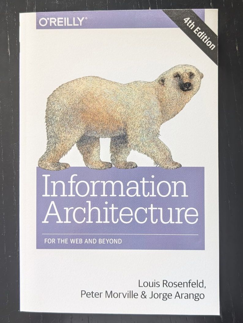 Bücher: Information Architecture: For the Web and Beyond (O'Reilly) – Gebraucht aus Thalwil von sultan03
