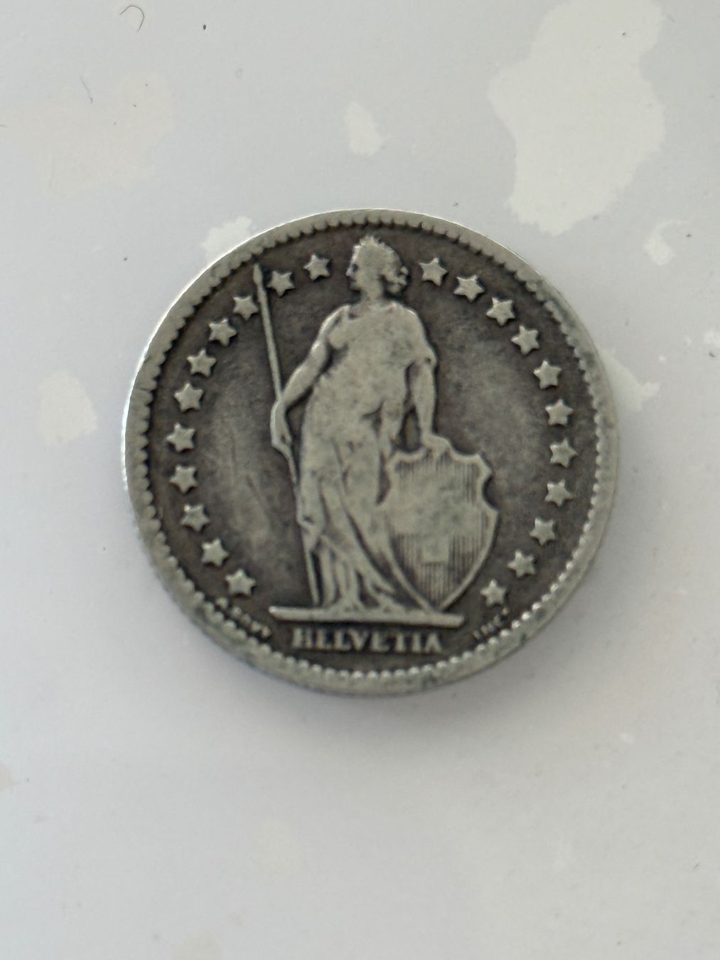 Tutti le monete: 1 Franken 1877  Rar – Usato da Wallisellen venduto da SWISS_SILVER1 1