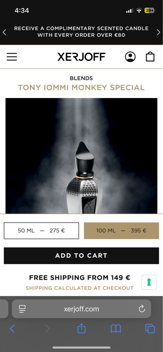 Xerjoff Profumi & Eau de Toilette: Xerjoff - Tony Iommi Monkey Special 100ml – Usato da Romanshorn venduto da jannishko 6