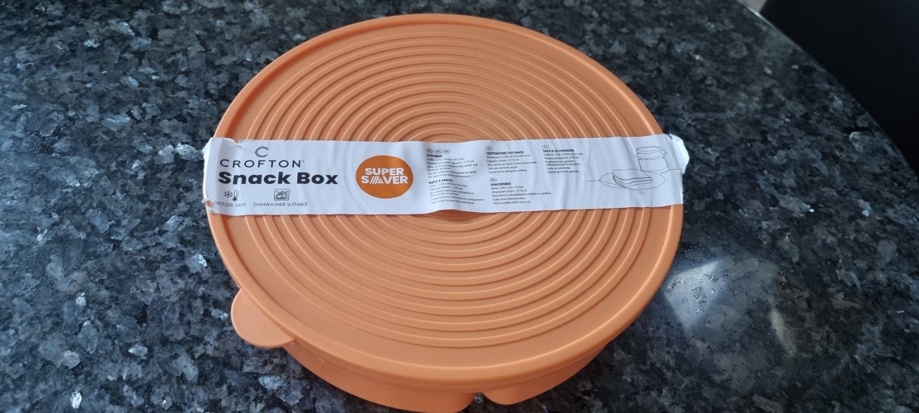 Contenitori & Simili: Snackbox Crofton rund mit 5 Fächern orange neu – Nuovo (secondo la descrizione) da egliswil venduto da Maggy6