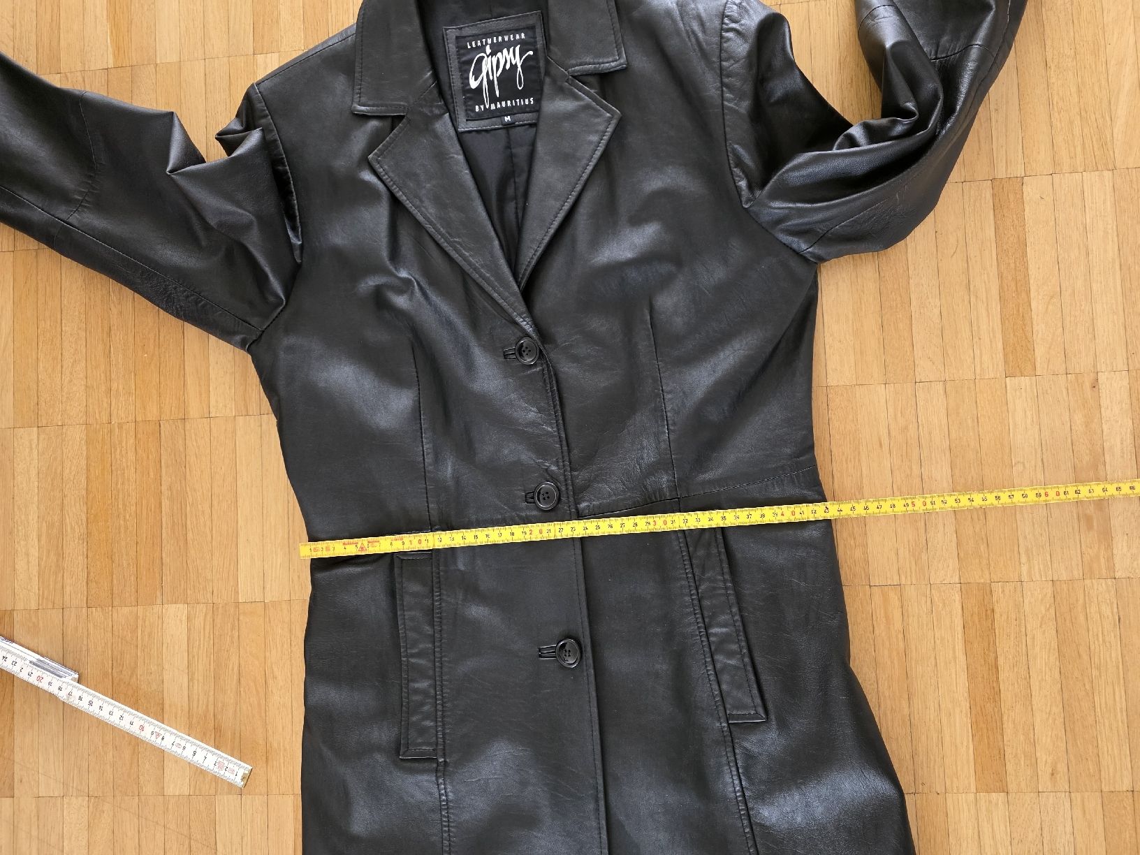 Cappotti: Schwarzer Ledermantel Gipsy by Mauritius, Grösse M – Usato da Laufenburg venduto da may_r2st 7