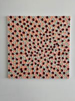 Abstraktes Acrylbild/Gemälde auf Leinwand 80x80 cm