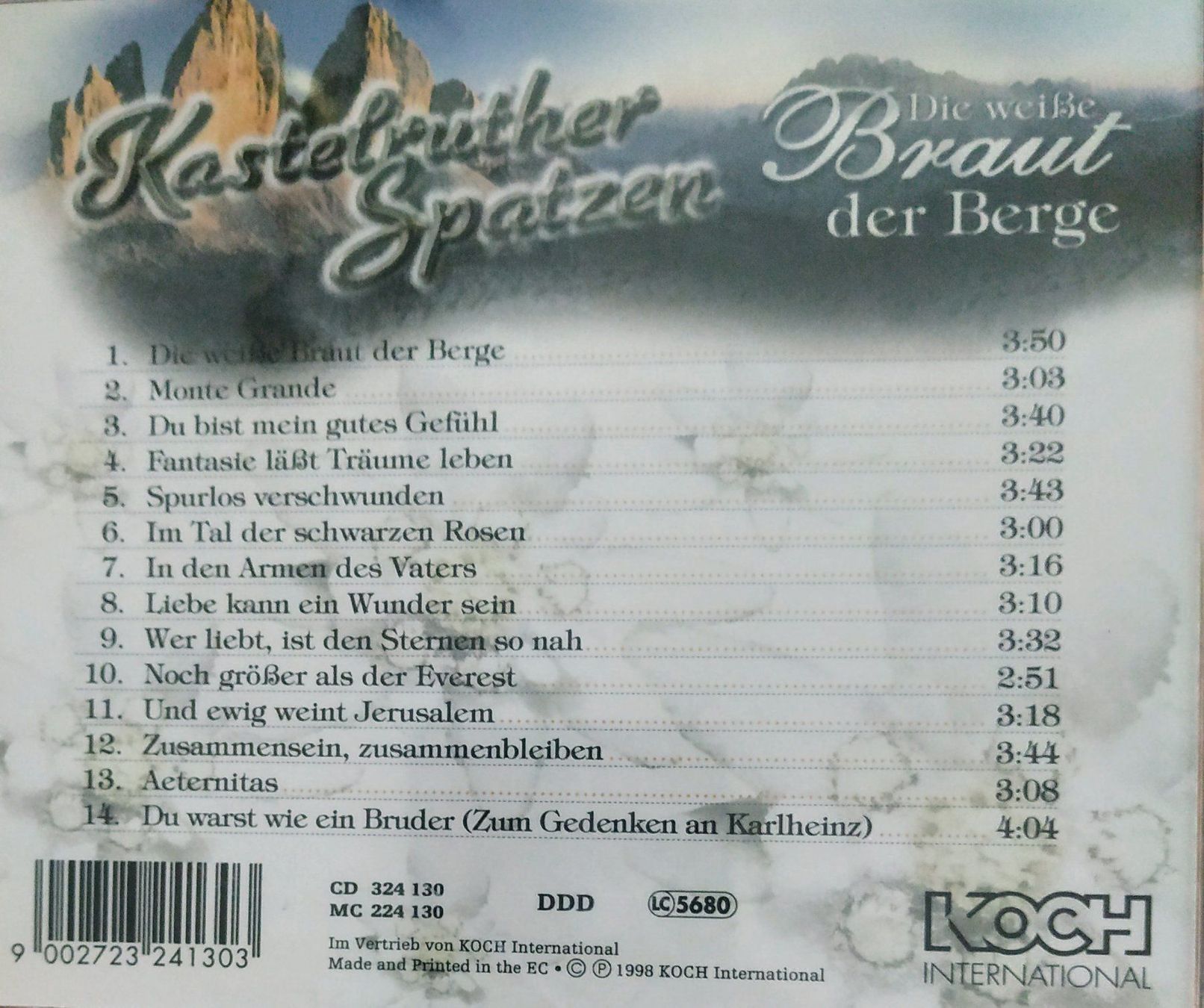 CD: Kastelruther Spatzen – Usato da niederlenz venduto da sirodu 1