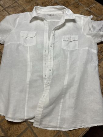Camicia di lino-Donna-tg M/L👌chic e elegante 👍