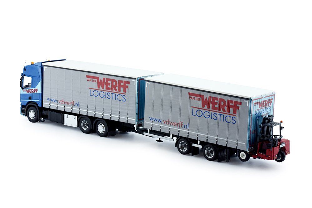 Tekno Kit di modellismo & Modellini statici: Tekno 75146 Scania van der Werf – Nuovo e nell'imballaggio originale da Dagmersellen venduto da FBM-Bacheli 1