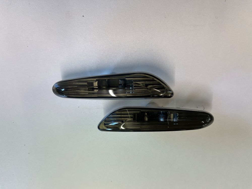 Seitenblinker Set Smoke Schwarz Für BMW 5er F10 F11 – LED, Rauchglas, Mit E-Prüfzeichen, Für Fahrzeuge Mit Parkassistent