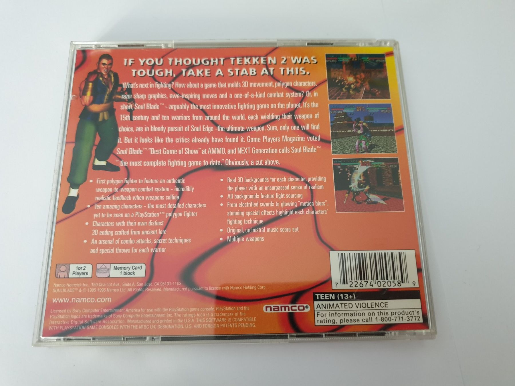 Giochi: Soulblade NTSC-U/C PlayStation 1 PS1 – Usato da Rain venduto da Rou_z26r 1