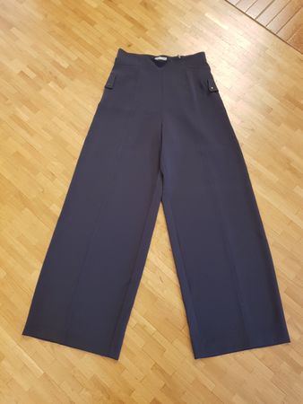 Pantalon Sarah Pacini gris anthracite, taille 40, neuf