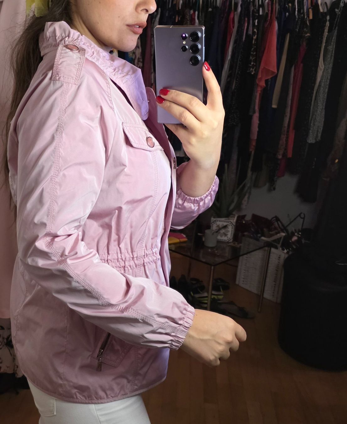 Basler Giacche: Basler Übergangsjacke, Gr. 40, rosa – Usato da Wald ZH venduto da CapLux