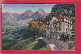 SEELISBERG, HOTEL UND PENSION LÖWEN, 31.8.1923, BRUNNEN